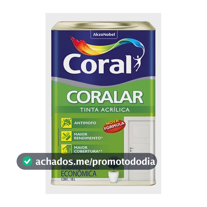 Tinta Coralar Acrílica Anti Mofo Coral Escolha Sua Cor!!