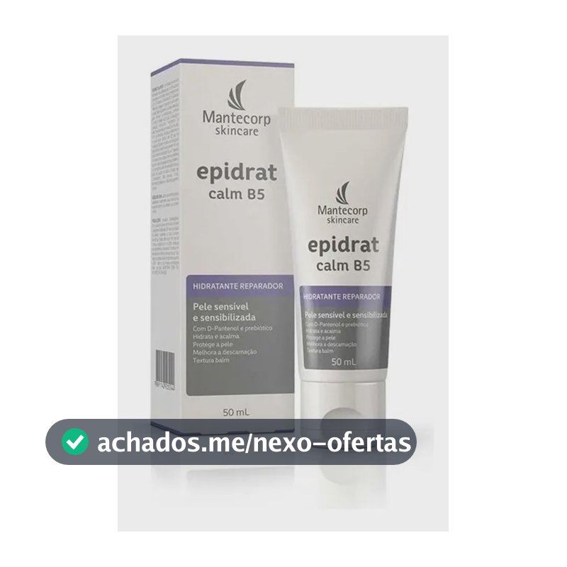 Hidratante Facial Epidrat Calm B5 Para Pele Sensível 50ml Mantecorp