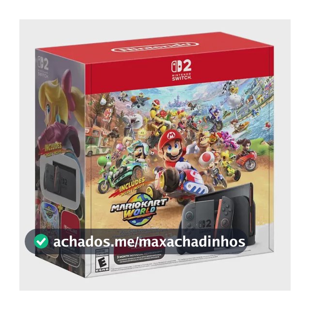 Bundle Nintendo Switch 2 + Mario Kart World + 3 Meses NSO