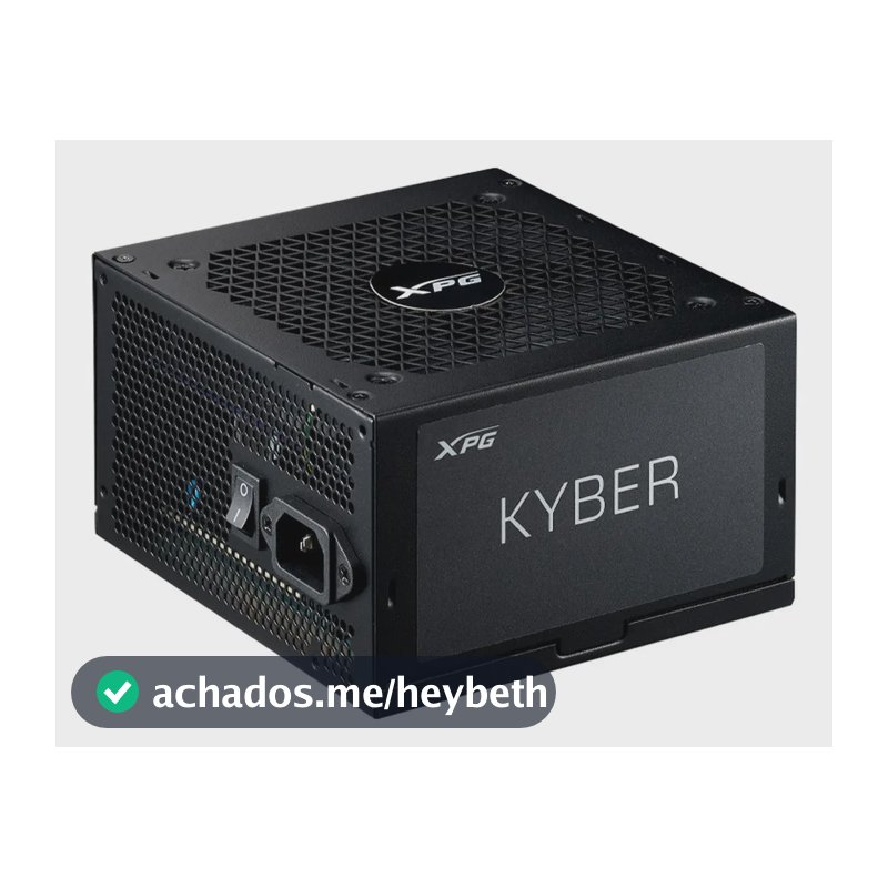 Fonte XPG Kyber 850W 80 Plus Gold com Cabo KYBER850G-BKCBR Preto