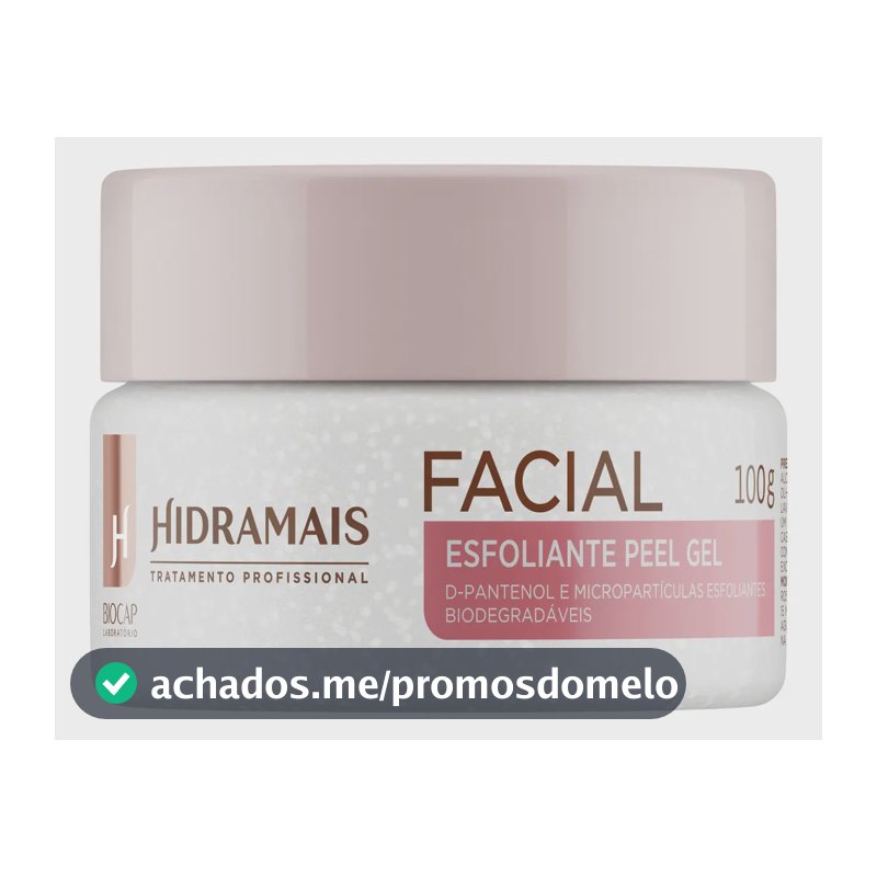 Peel Gel Esfoliante Facial Hidramais 100g Peeling Mecânico