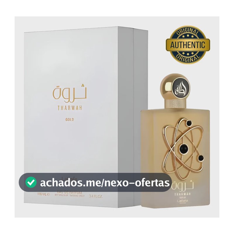 Perfume Feminino Árabe Tharwah Gold - Lattafa Pride - Eau