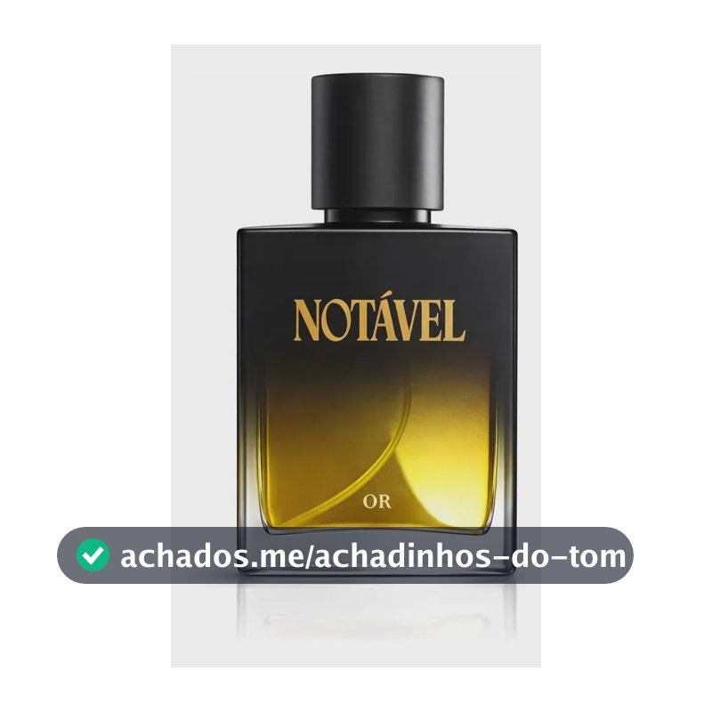 Perfume Masculino Notável Eau De Toilette 50ml | Amadeirado Sedutor | Assinatura Fê Alves