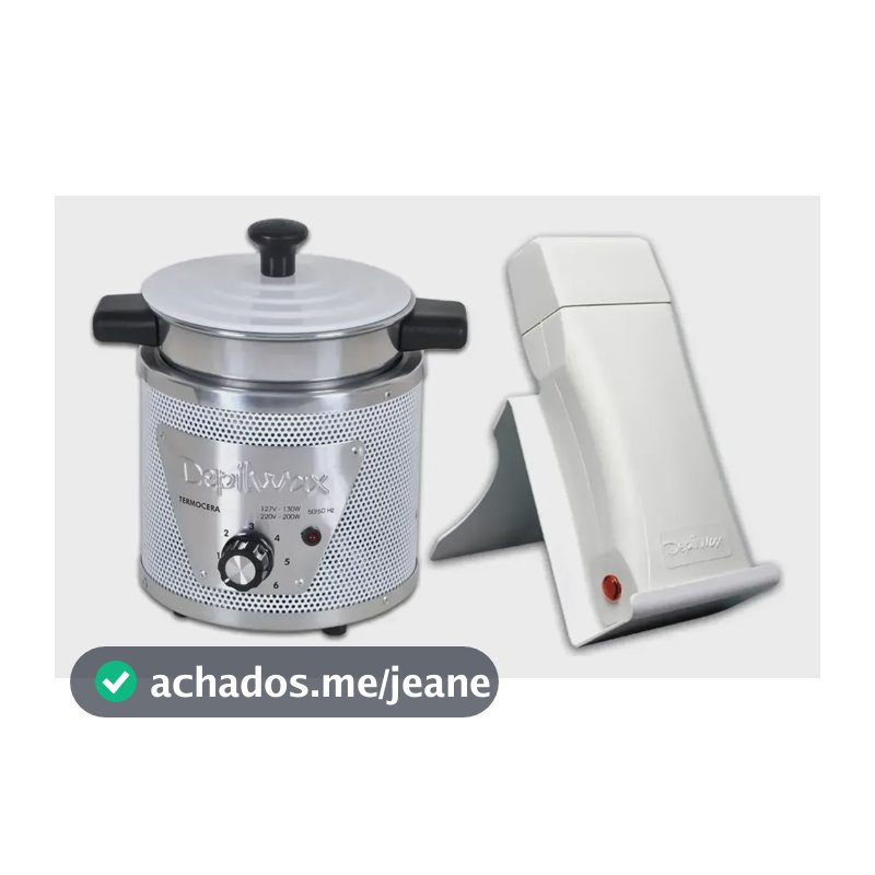 Kit Aparelho Depilador Roll-on + Termocera 750 G Depilwax