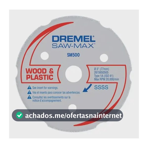 Disco De Corte De Serra Multiuso Dremel Sm500 Dsm500 Max