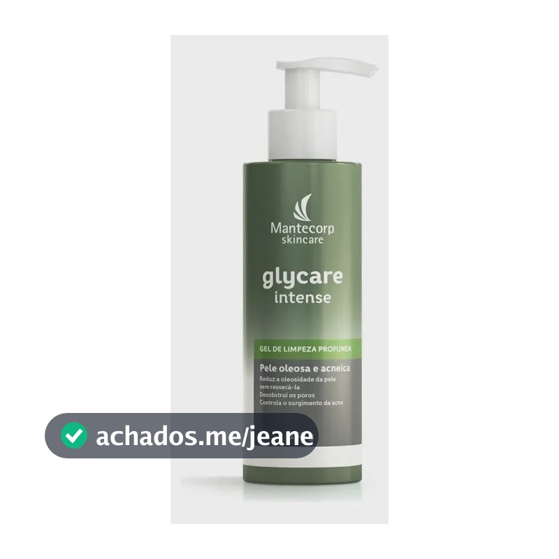Gel De Limpeza Profunda Mantecorp Skincare Glycare Intense Oleosa Dia/noite