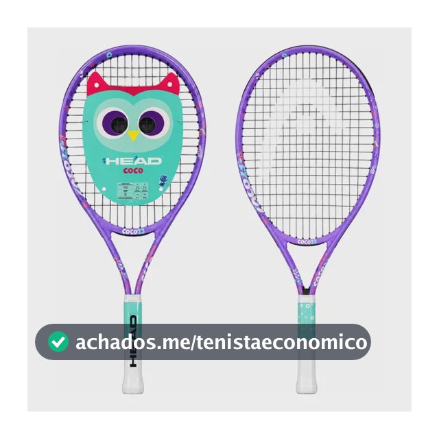 Raquete De Tênis Head Infantil Coco New 2026 C/ Capinha Lilás 23 L0