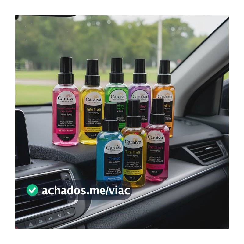 Kit 7 Aromatizantes Automotivos Perfume Carro 60ml Sortidos Cinza Carro Novo