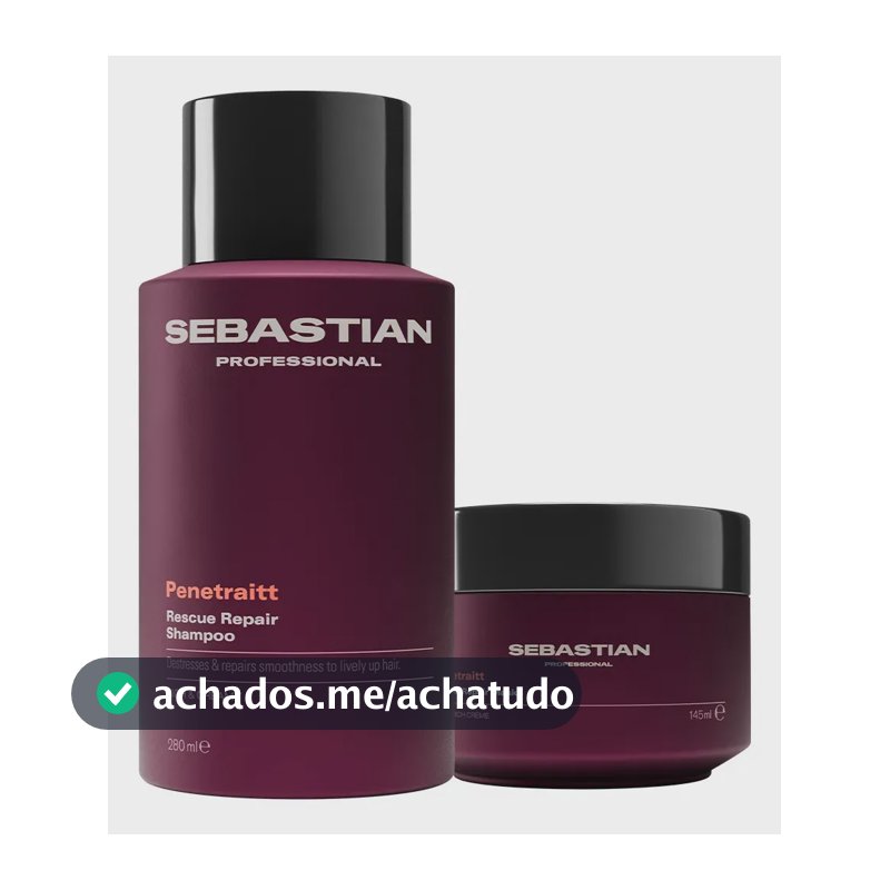 Kit Sebastian Professional Penetraitt Shampoo Máscara