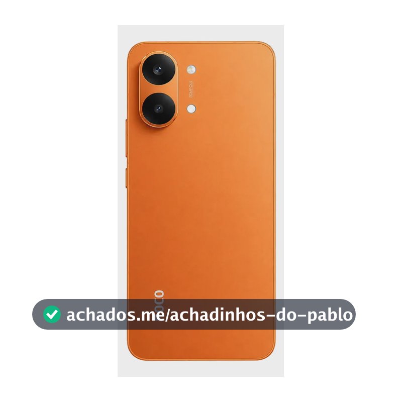 Poco X8 Pro Max 512gb 12gb + 12gb Ram Bateria 8.5 Ah Global LARANJA