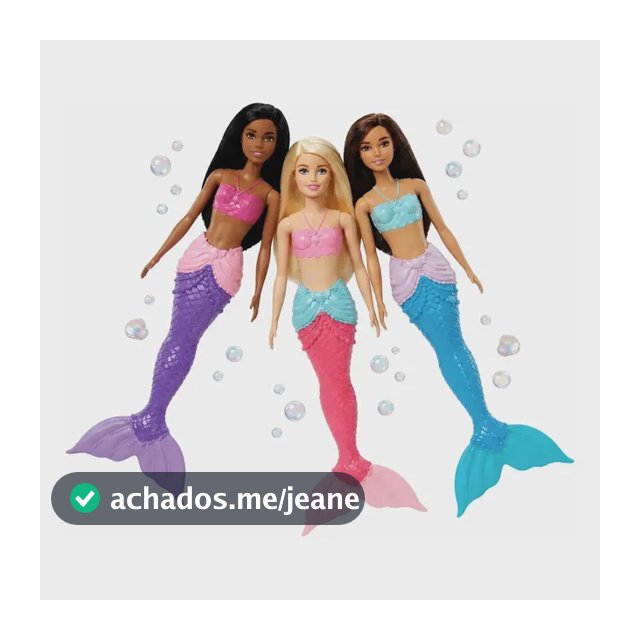 Boneca Barbie Sereia Básica Dreamtopia Arco Iris Original