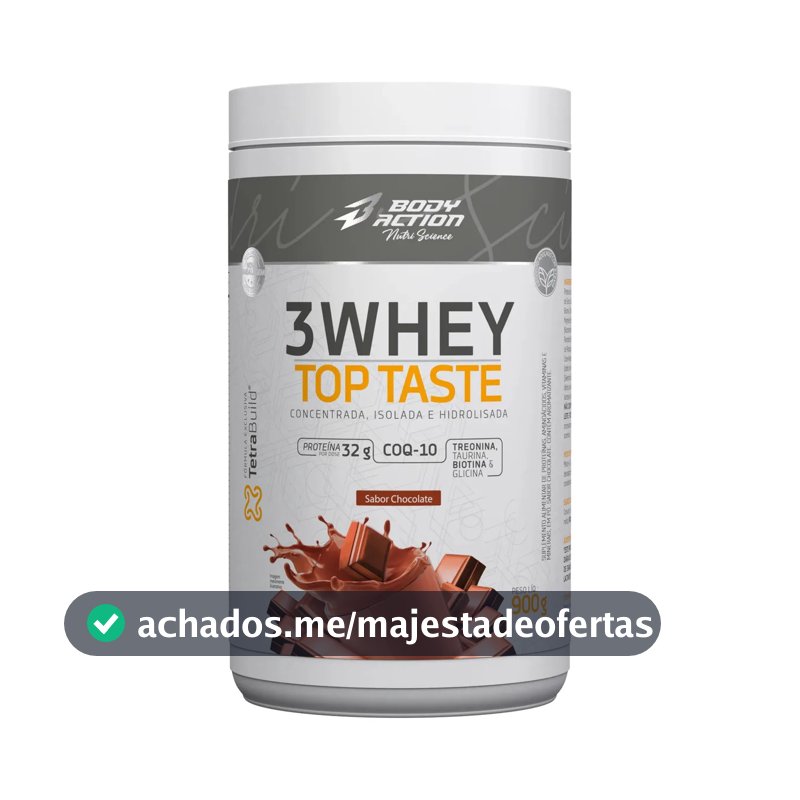 3 Whey Top Taste 900g Body-action Chocolate