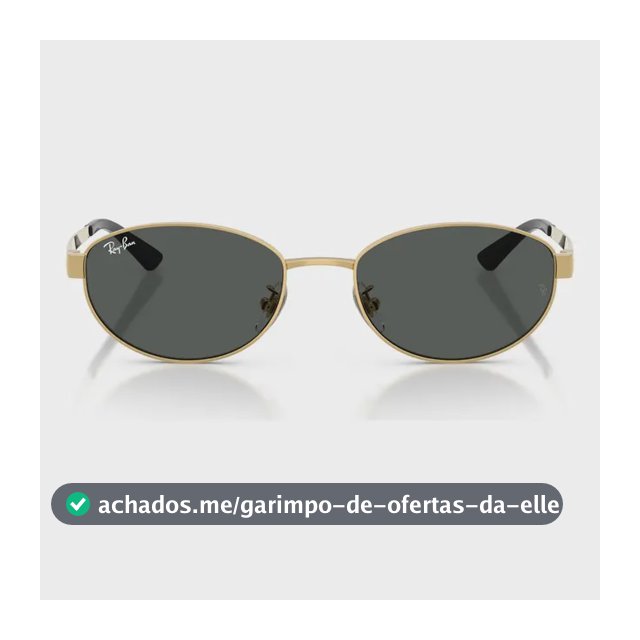 Óculos de Sol Ray-Ban RB3774D Arista Gold Tamanho 55