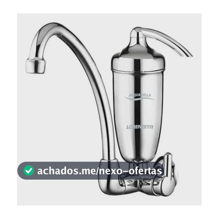 Purificador Sem Refrigeração Lorenzettiacqua Bella Cromado