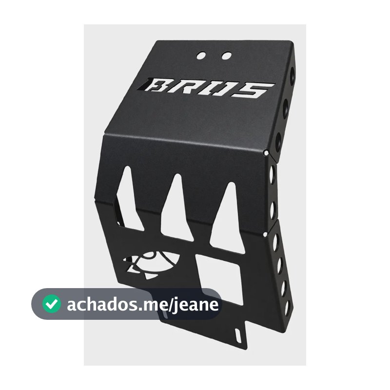Protetor Carter Bros 125 150 160 Bros160 Preto Aço Carbono