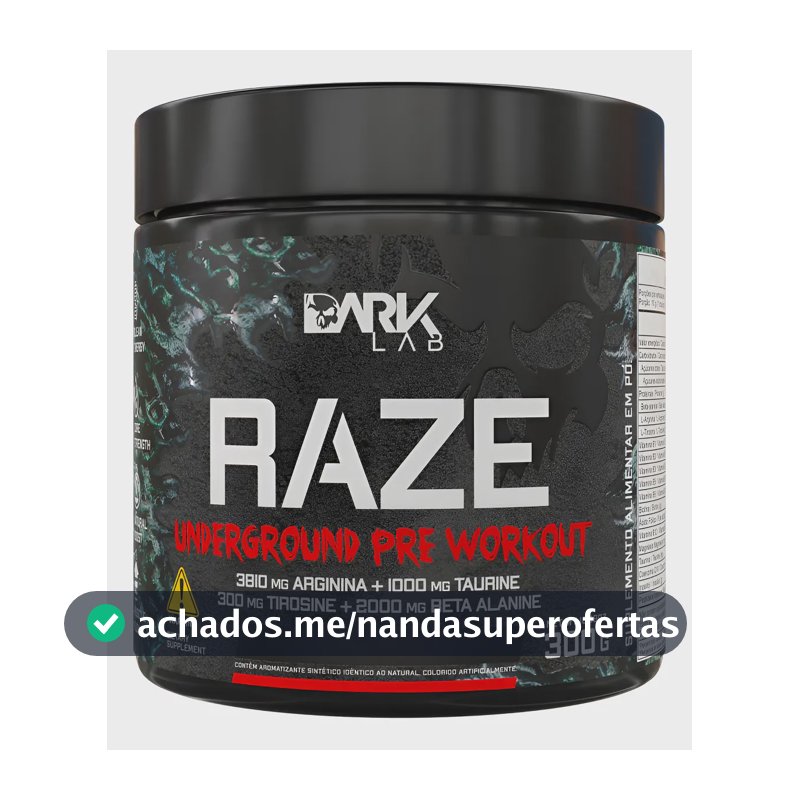 Pré-treino Raze Frutas Amarelas 300g Dark Lab Frutas Amarelas