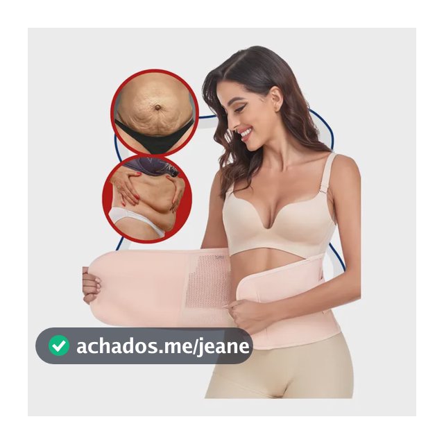 Cinta De Compressão Pós Cirúrgica Abdominoplastia