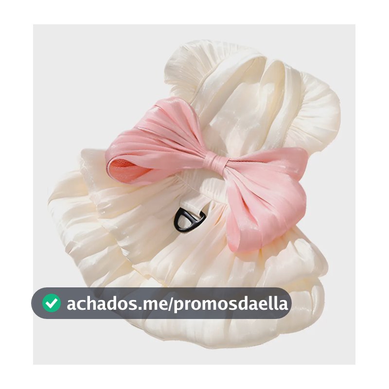 Vestido de princesa Wzz Jk para cães, vestido de princesa