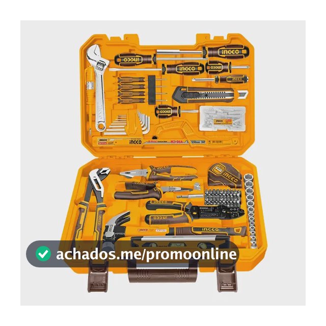 Conjunto De Ferramentas Ingco 88 Peças + 80 Componentes Amarelo E Preto