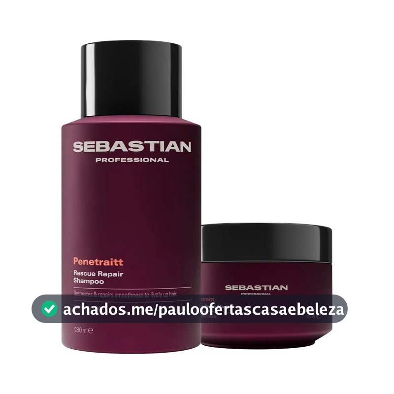 Kit Sebastian Professional Penetraitt Shampoo Máscara
