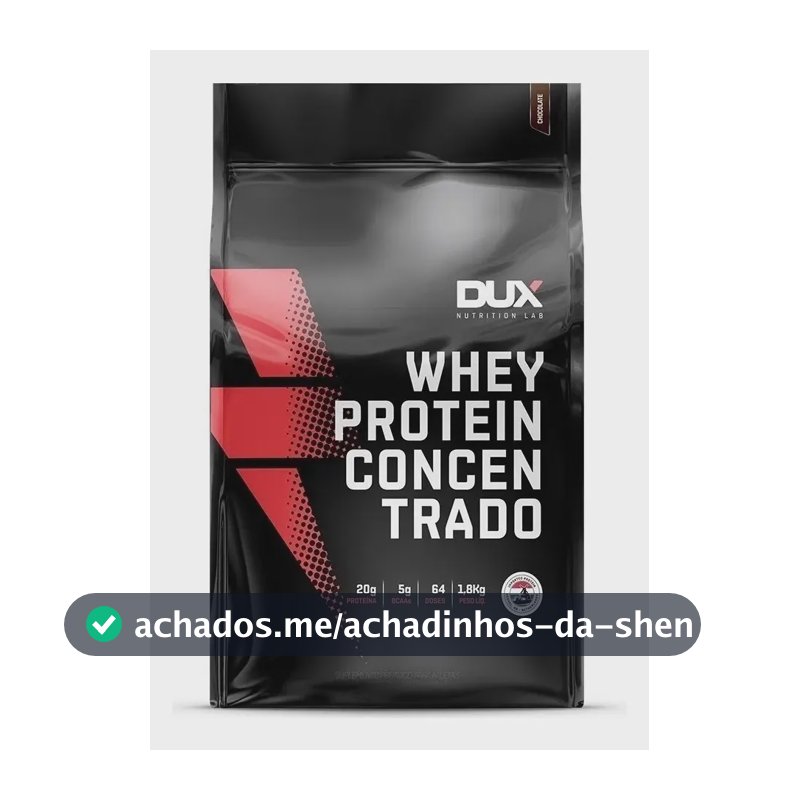 Whey Protein Concentrado Dux Nutrition 1.8 Kg Sabor Chocolate