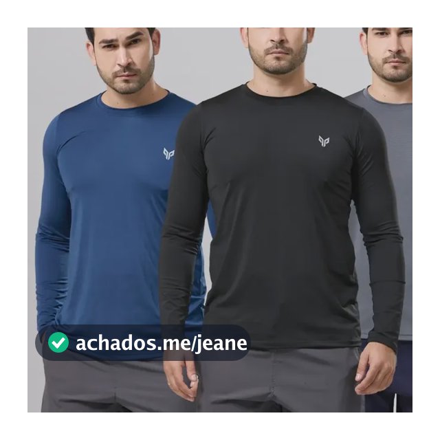 Kit 3 Camisas Camisetas Proteção Uv 50+ Masculina Praia
