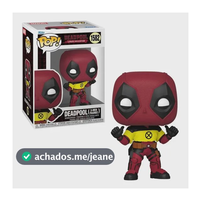 Boneco Funko Pop Marvel Deadpool 2 Deadpool Camiseta X-Men