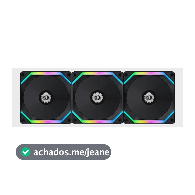 Fan Gamer Redragon By Lian Li Uni Fan Sl120 Preto LED ARGB