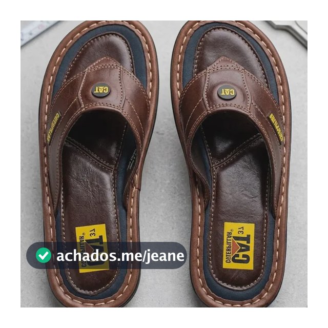 Chinelo Cat Gladiador Masc. Couro Legítimo Em Promoção