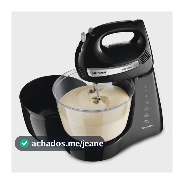Batedeira Bella Massa, Mondial, 500W - B-23 NP
