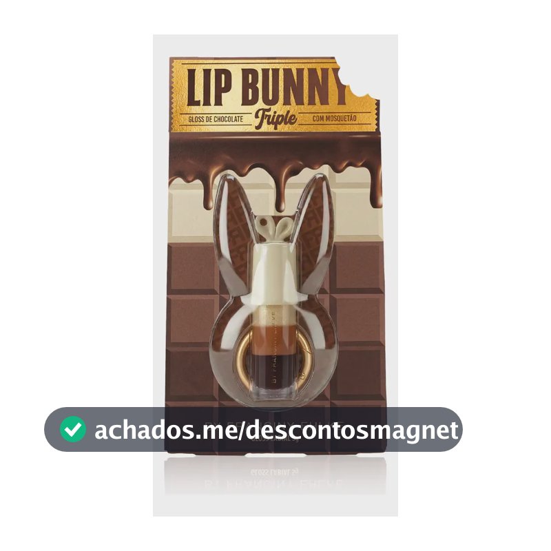 Gloss Labial Lip Bunny Triple - Fran By Franciny Ehlke Marrom