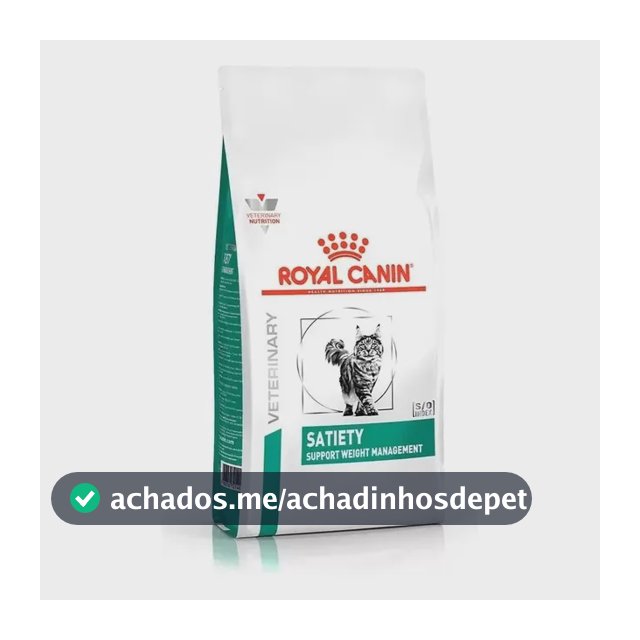 Ração Royal Canin Feline Veterinary Diet Satiety Gatos 1,5kg