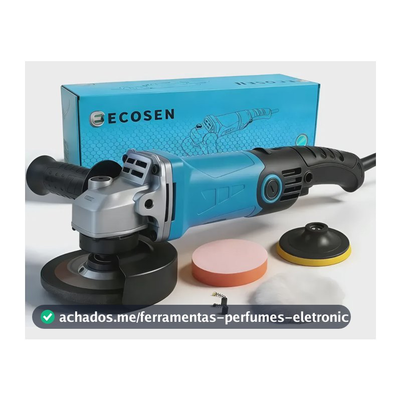 Politriz Lixadeira Esmerilhadeira 6 Velocidades 1150w Azul-aço 110v