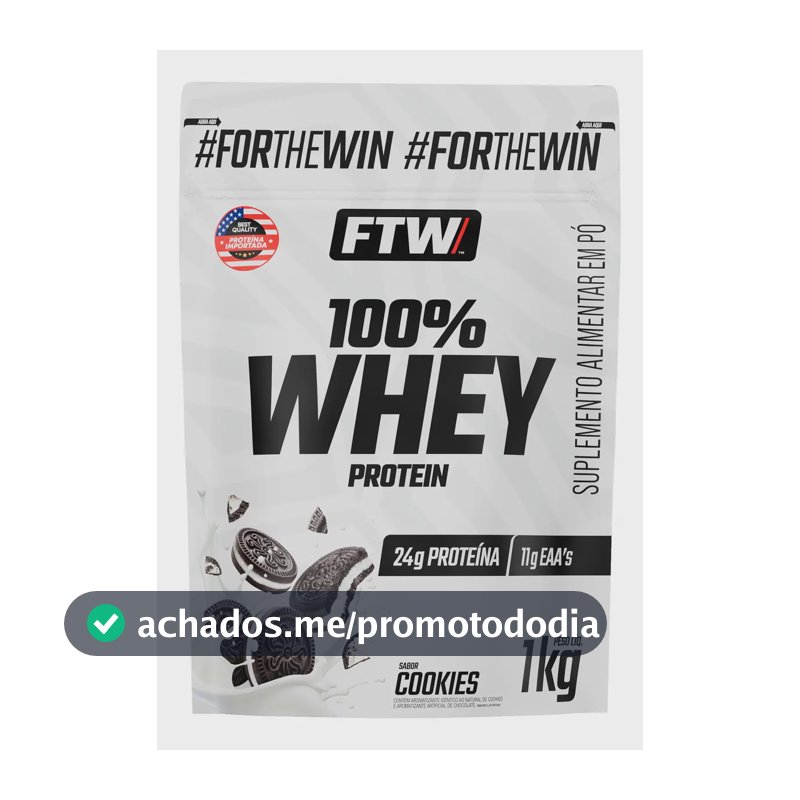Whey Protein 100% Refil 1 Kg FTW