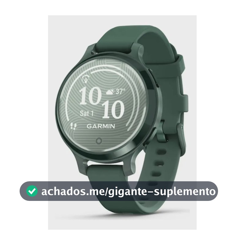 Relógio Garmin Com Monitor Cardíaco E Gps Lily 2 Active 38mm Verde Jasper 38 Mm