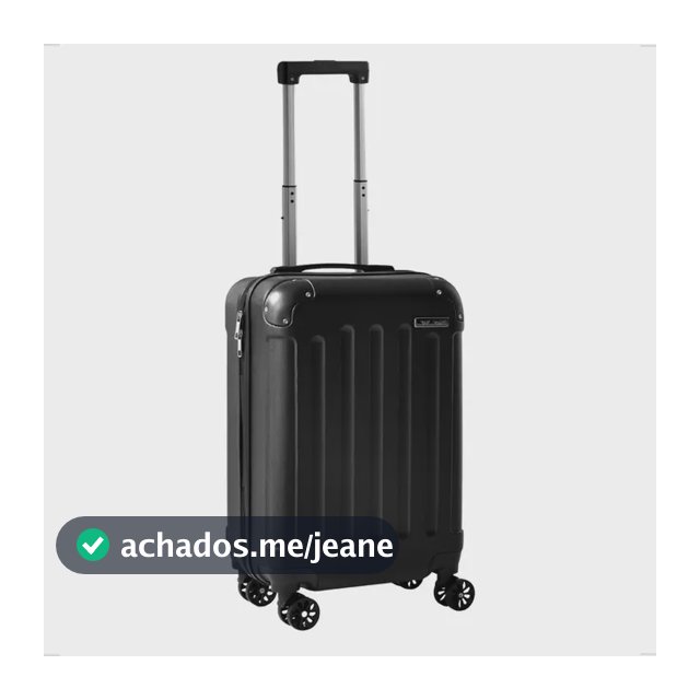 Mala De Viagem Bordo Mão Pequena 10kg Abs Cadeado 360