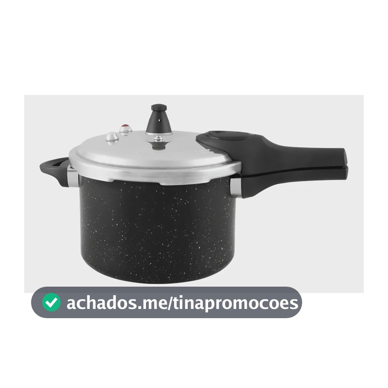 Panela De Pressão Brinox 4,2l Preto - Ceramic Life Indução