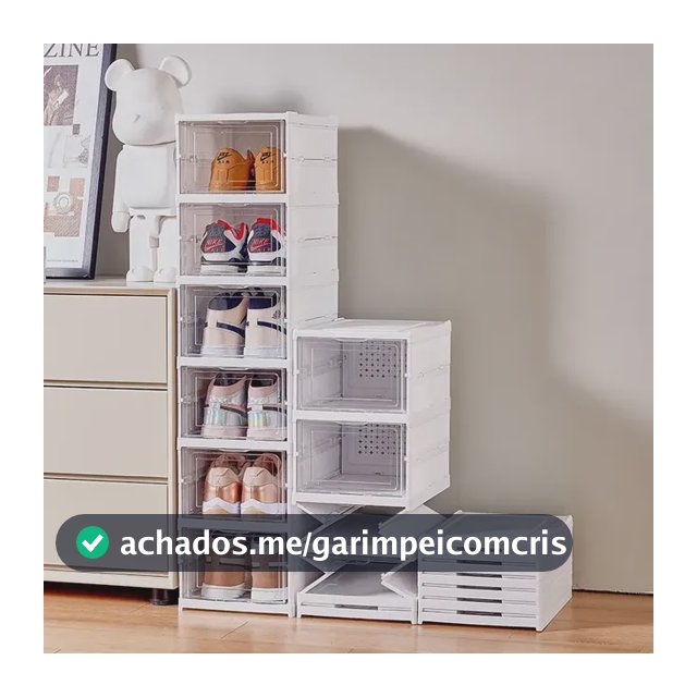 Sapateira Organizador Sapatos Empilhável Vertical 6 Andares