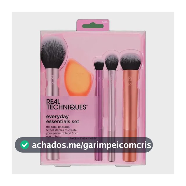 Kit Real Techniques Everyday Essentials (5 Produtos) Blz