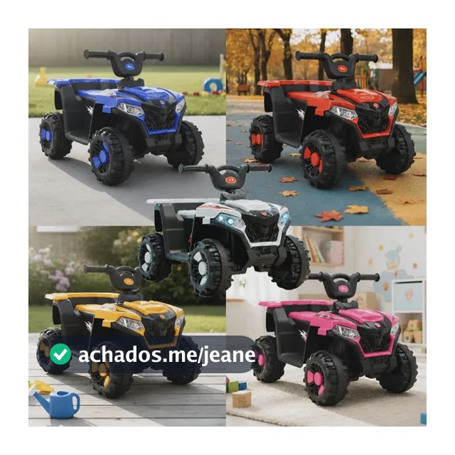 Mini Quadriciclo Elétrico Infantil 6v Bivolt! Thundertoys