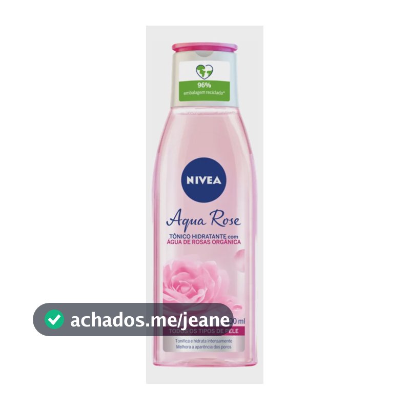Nivea Aqua Rose Tônico Hidratante - 200ml Tipo De Pele Todo Tipo De Pele