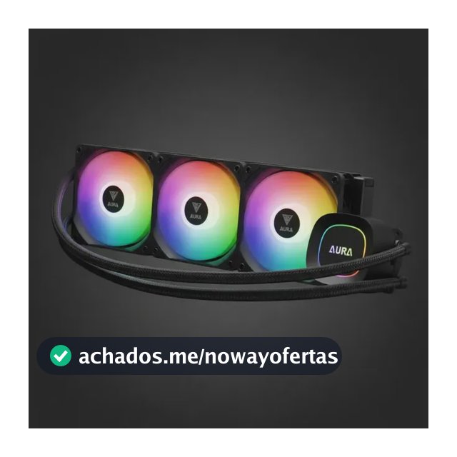 Water Cooler Gamdias Aura Gl360 Lite Preto Argb Am5 Lga 1851