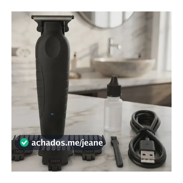 Máquina De Acabamento Kemei Km-2299 Sem Fio, Para Cabelo E Barba Profissional Bivolt Preto 127/220v