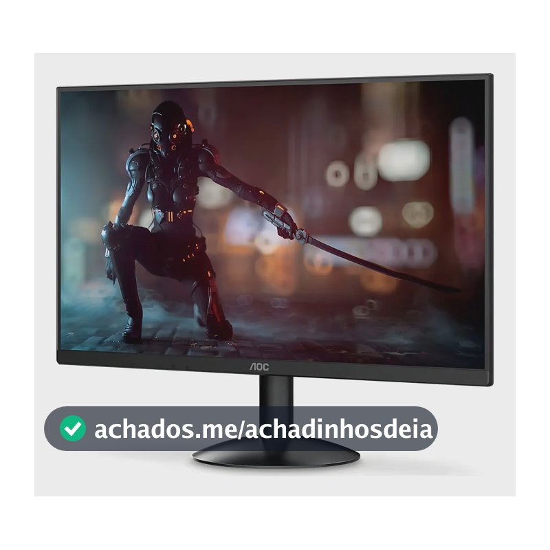 Monitor gamer Aoc Série B30 21.5'' Full Hd Gaming 120hz 1ms 22b30hm23 cor preto