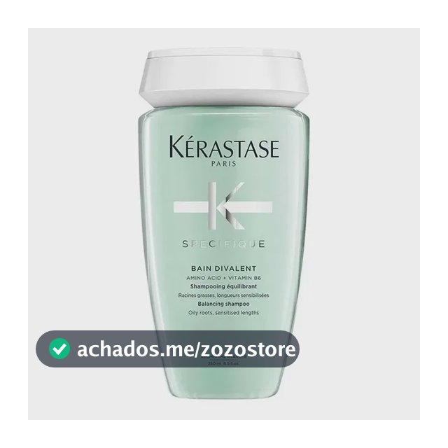 Shampoo Kérastase Specifique Bain Divalent, Para Raízes Oleosas e Cabelos Sensibilizados 250ml