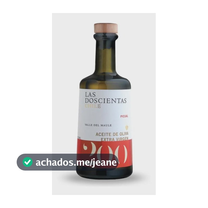 Azeite Oliva Extra Virgem Chile Las Doscientas Picual 500ml