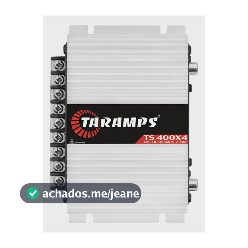 Taramps Ts400x4 2 Ohms Módulo Amplificador Som Automotivo Branco