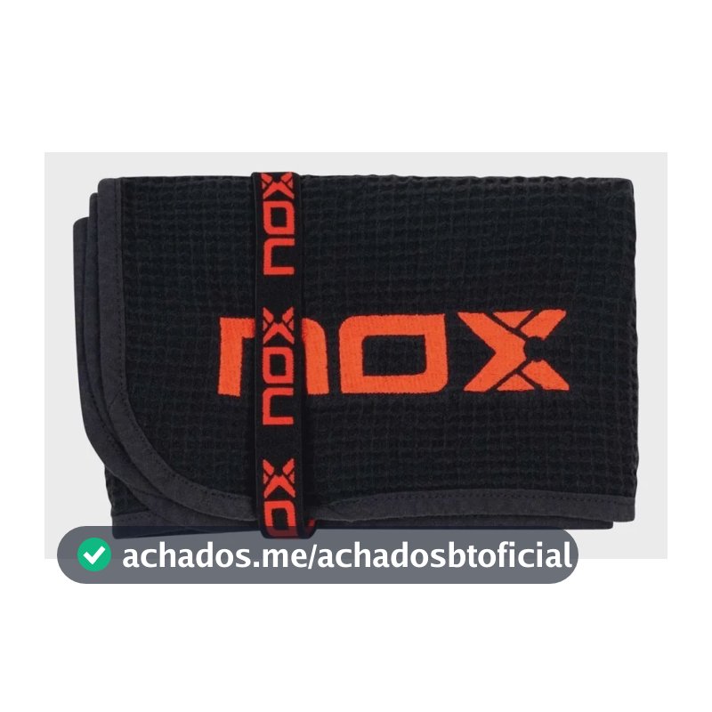 Toalha Esportiva De Algodão 50x90 | Nox - Preto/vermelho Preta