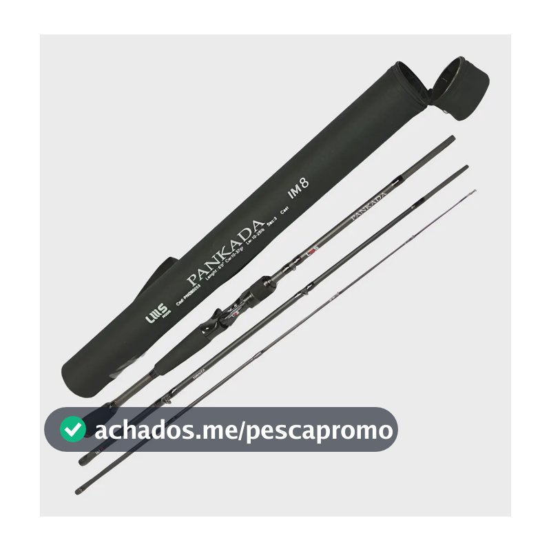 Vara Lumis Pankada Carretilha 5'8 6-17lb 3 Partes Com Case