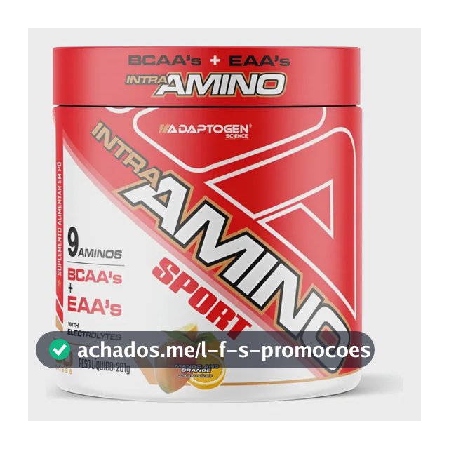 Intra Amino Sport Adaptogen 9 Aminos Bcaa E Eaas 198g